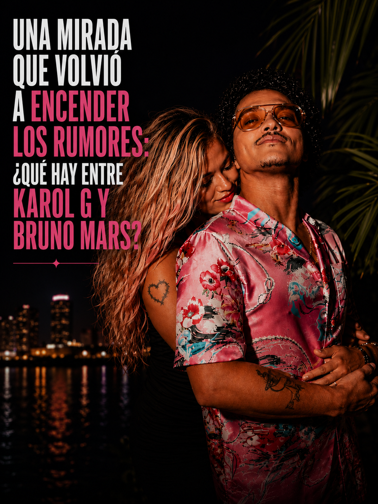 Karol G y Bruno Mars desatan rumores de romance tras compartir escenario en Los Ángeles