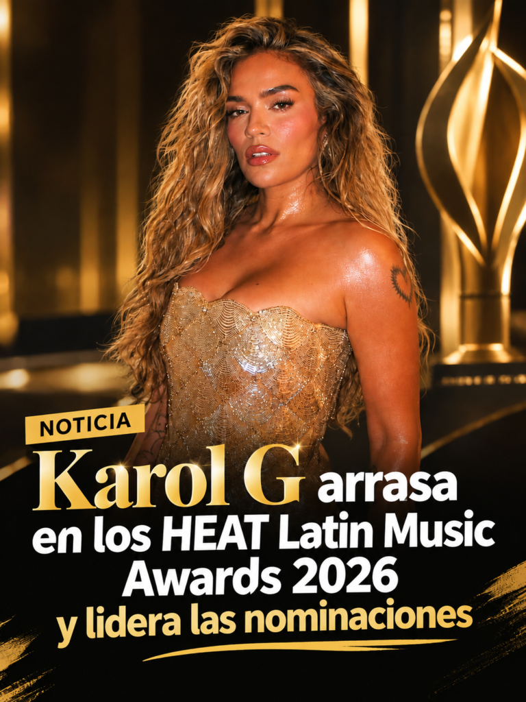 Karol G arrasa en los HEAT Latin Music Awards 2026 y lidera las nominaciones