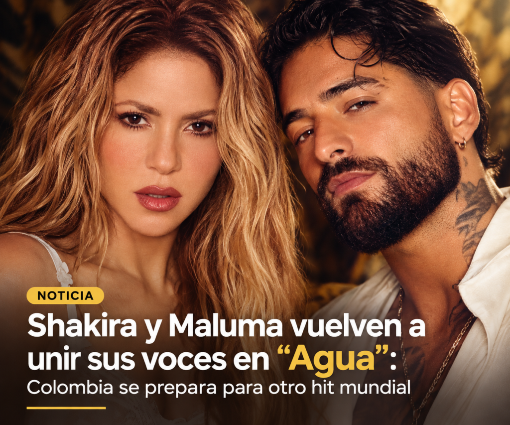 Shakira y Maluma vuelven a unir sus voces en “Agua”: Colombia se prepara para otro hit mundial